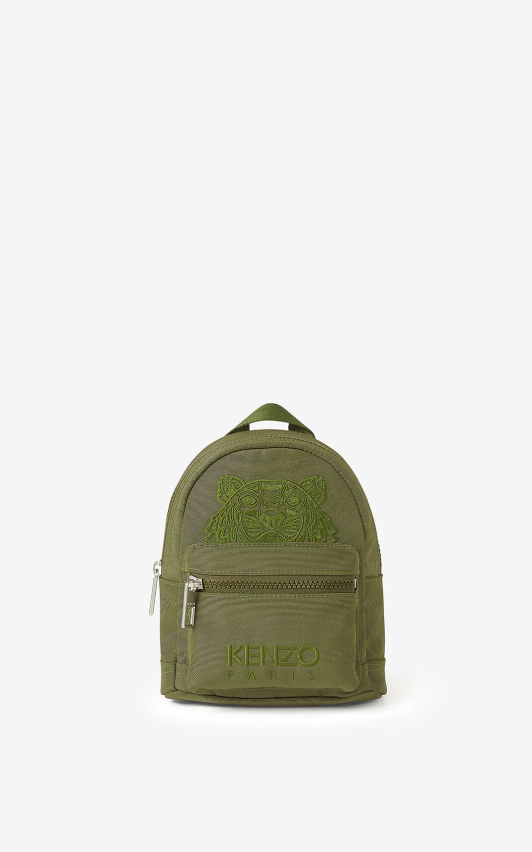 Mochila Kenzo Mini Lona Kampus Tiger Mujer Verde Oliva - SKU.7674000